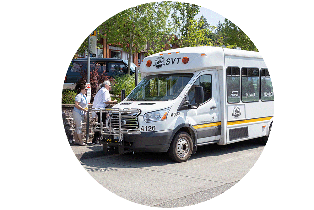 seniors boarding a bus